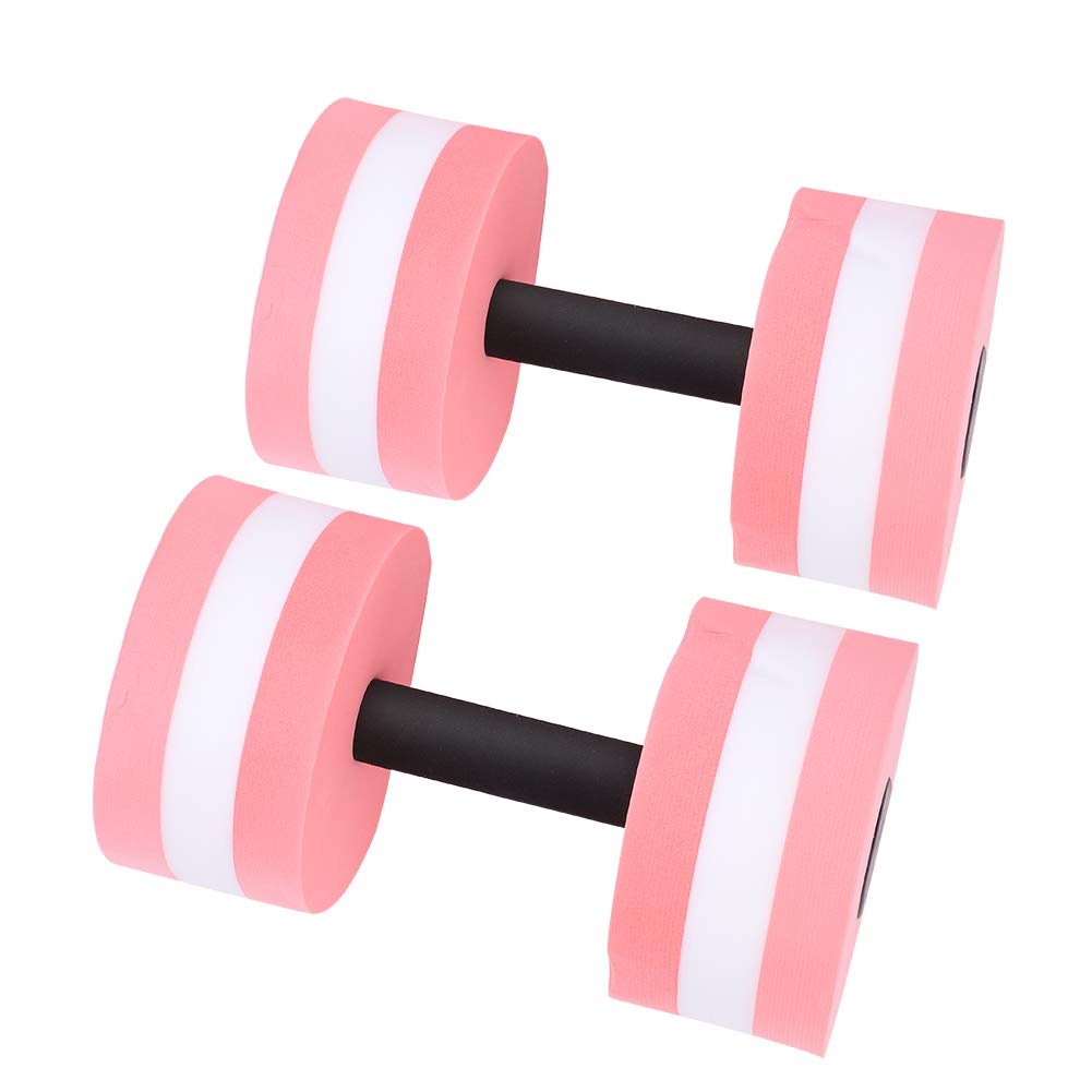 Generic Water Weights Dumbbells, Pool Exercise Equipment For Adults Water Float Bodybuilding Training 1 Pair Fitness Yoga Dumbbell Barbell (Pink), Genericbngas4tr2y-02