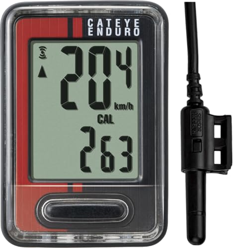 Cateye Enduro Wired Bike Computer - Heavy-Duty Cycling Dashboard