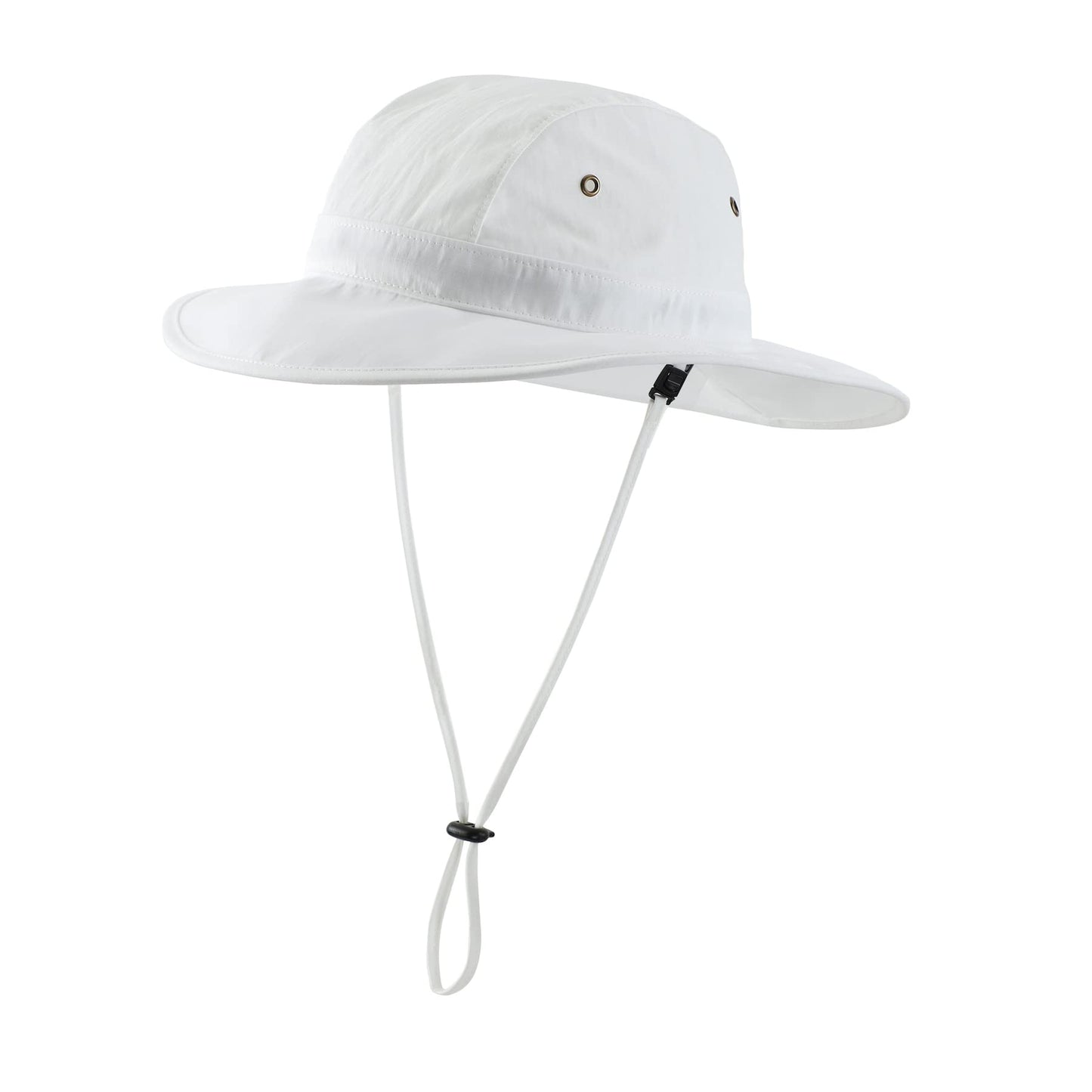 Home Prefer Summer UPF 50+ Men's Bucket Sun Hat Wide Brim Fishing Hat Safari Hat (White)