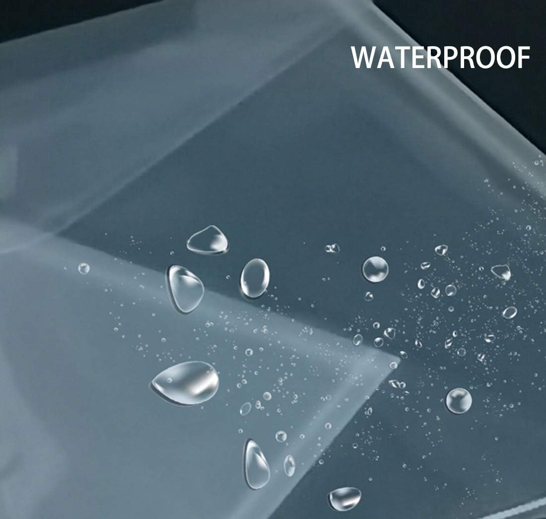 5x7 Small Plastic Envelopes Hook Loop Closure Receipt Storage Holder 40 Pack