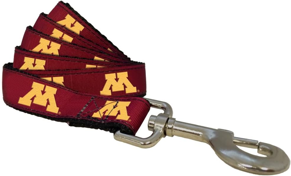 NCAA Minnesota Golden Gophers Dog Leash, Team Color, Large