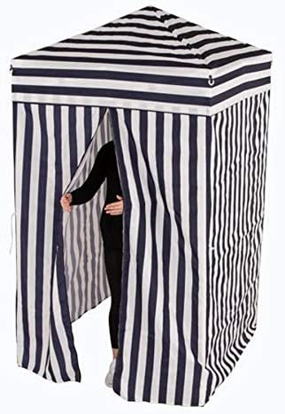 Impact Canopy 4' x 4' Portable Dressing Room, Pop Up Portable Changing Room, Navy Blue / White