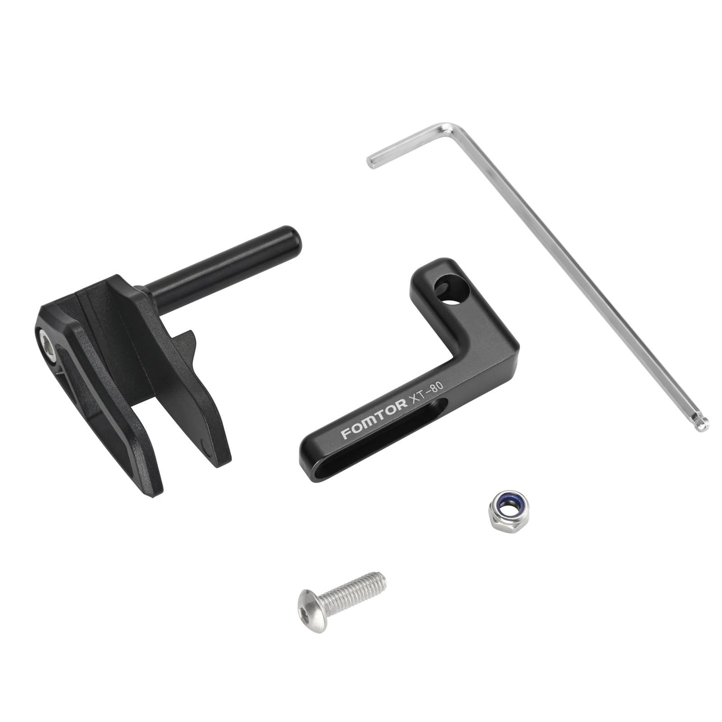 FOMTOR Chain Guide Mountain Bike, Bicycle Direct Mount Chainring Guard MTB Road Bike Chain Protector 7075 T6 Alloy Aluminum for BMX, Fixie (Black)