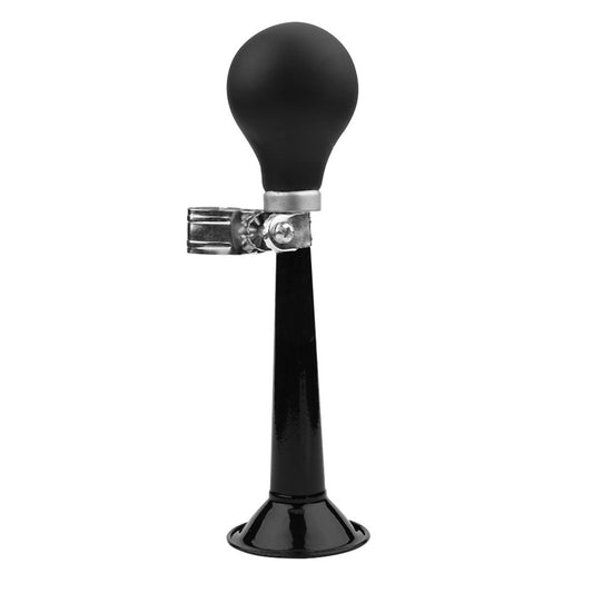 2.2inch Bike Air Horn Squeeze Ring for Cycling - Portable 5 Colors Air Horn with Metal Mount for Mountain Bikes and Road Bikes (Black)
