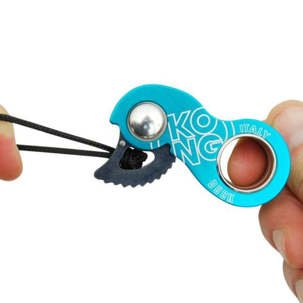 Kong Italy Duck Rope Clamp - Cyan/Black