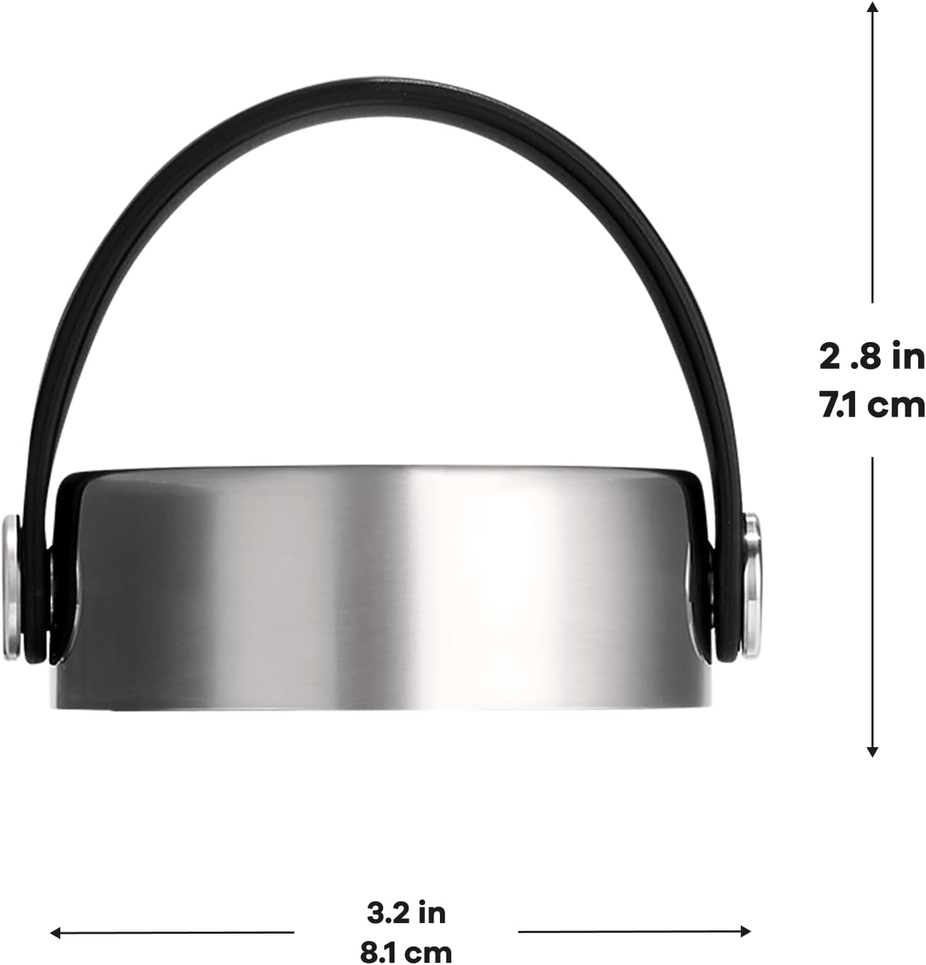 Wide Stainless Steel Cap