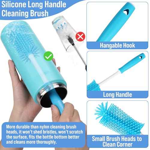 XANGNIER Water Bottle Cleaner Brush Set