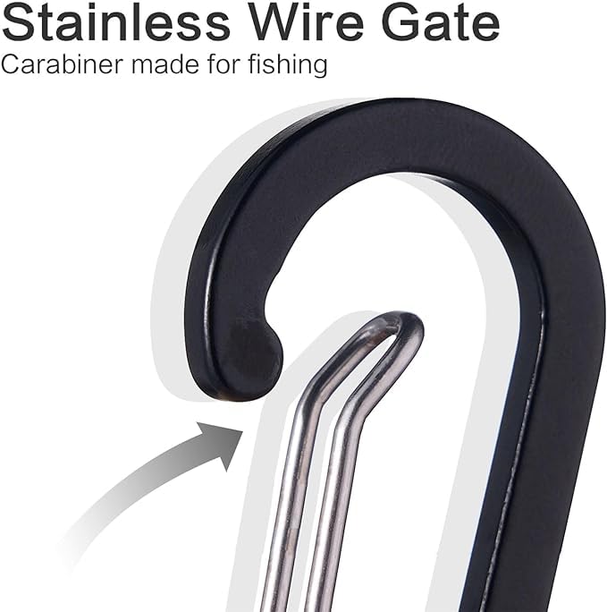 FANGZHIDI Quick Release Keychain,Magnetic Release Holder, Strongest Key Magnet Carabiner for Fly Fishing Bags, Belt, Car Key Fob,3 PCS,Black