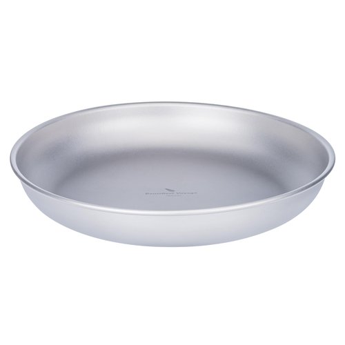 Boundless Voyage Titanium Camping Plate Dishes Saucer Lightweight Round Dinnerware Set Stackable Serving Plates Pasta Plates Travel Outdoor Home Kitchen Tableware Set Ti1120T