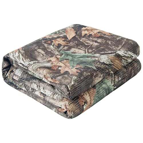 Tree Camo Bionic Mesh Fabric for Hunting and Concealment - 5x6.5ft