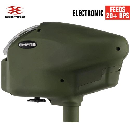 Empire Halo Too Electronic Paintball Loader Hopper - Limited Edition Matte Olive