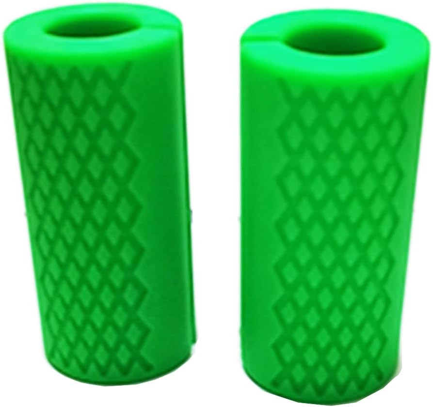 Weight Bar Grips Fit Standard Barbell, Dumbell Handles, Thick Bar Training Adapter for Weightlifting & Cable Attachments Fitness Training Rope Grips for Body Arm Forearm Builder Strength