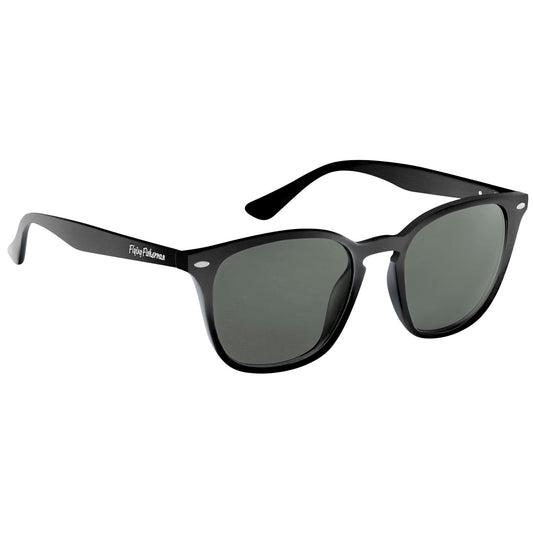 Flying Fisherman Muriel Polarized Sunglasses, Gloss Ebony Black Frame/Smoke Lens, Medium