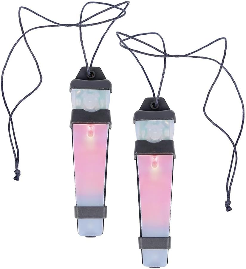 2Pcs Personal Identification Light Tactical FMA Helmet Safety Flashing Signal Light for Outdoors