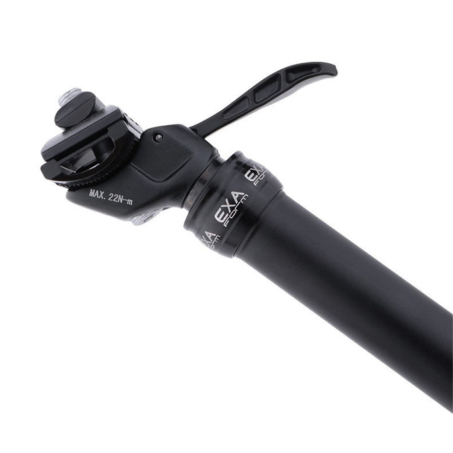 JFOYH EXA Form Upgraded Speed Up 30.0mm Cable-Less Hydraulic Dropper Post with Corresponding Shim/Adapter, 150mm Travel, Consist of 27.2mm Seatpost and 30.0mm Shim