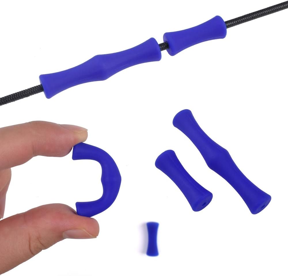 YLS Archery Bowstring Finger Savers Finger Guards Shooting Practice Finger Protector Easy Install with Pin