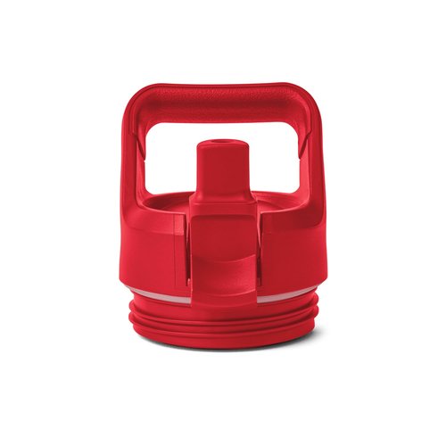 YETI Rambler Bottle Color Matched Straw Cap, Rescue Red