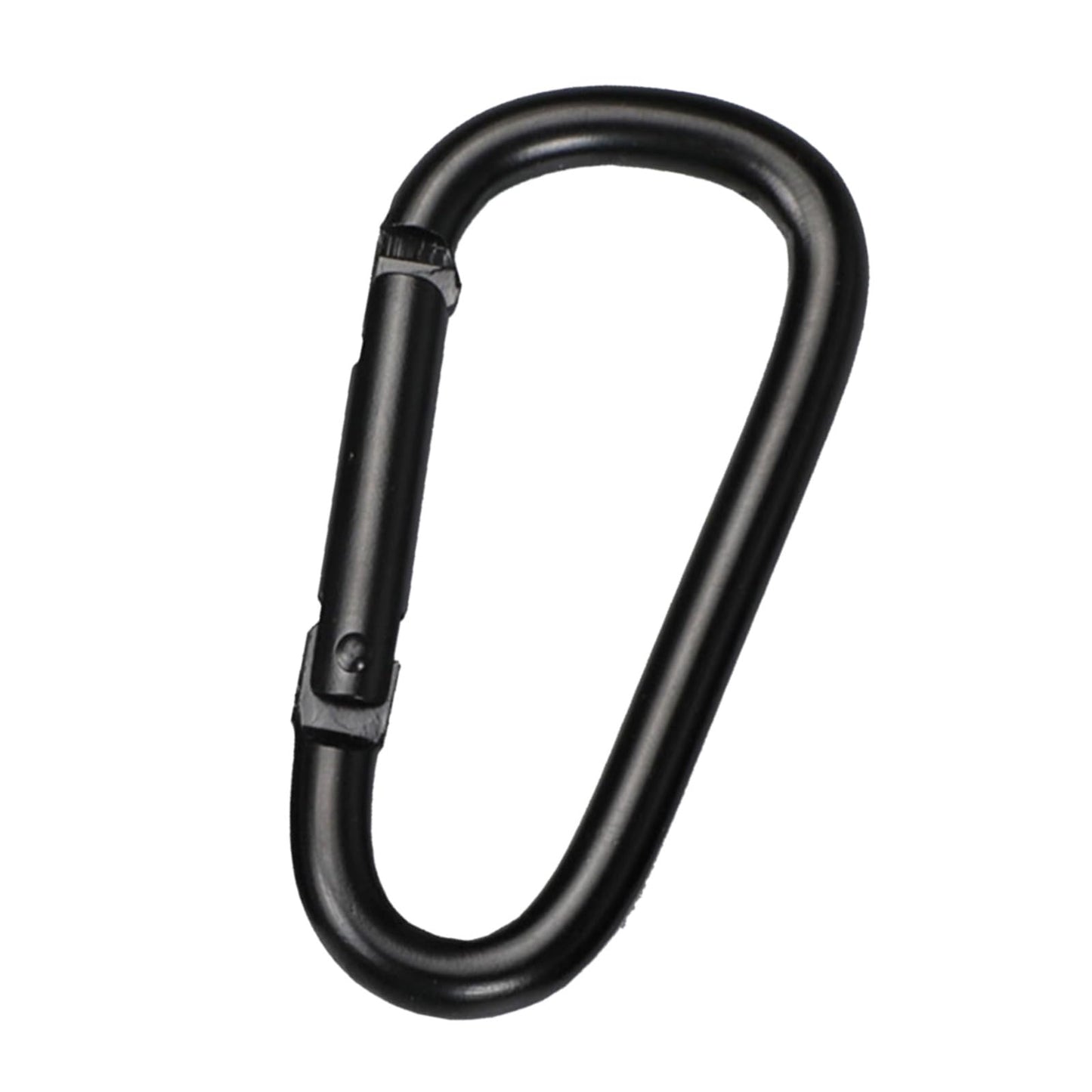 4 Pcs Heavy Duty Spring Snap Hook Small Mountaineering Buckle D Rings Clip Hook Climbing Carabiner Keychain Clip Aluminum Alloy Climbing Carabiner Portable Lightweight Carabiner Durable Backpack