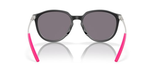 Oakley Women's OO9288 Sielo Round Sunglasses, Matte Black Ink/Prizm Grey Polarized, 57 mm