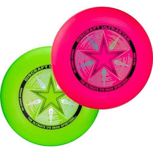 Discraft Ultrastar Ultimate Discs 1 & 2 Packs, Standard Size, for Competitive & Casual Play