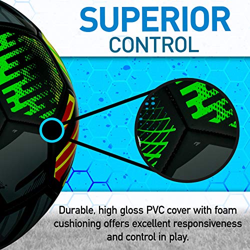 Soccer Ball Size 4 with Air Pump - Youth Training and Practice Soccer Ball