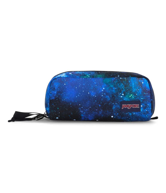 JanSport Perfect Pouch – Accordion Opening, Single Compartment with 3 Dividers, Small Internal Pocket, Cyberspace Galaxy
