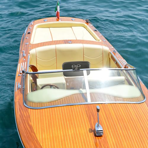 Boat Rear View Mirror for Pontoon Marine Accessories Adjustable 360°