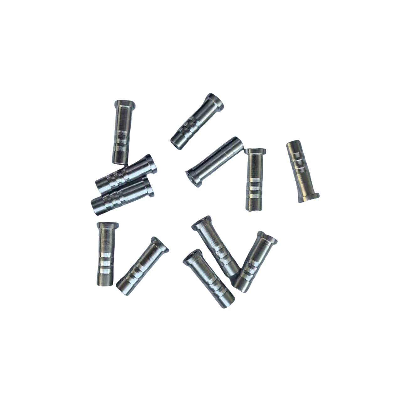 12pcs Aluminum Arrow Inserts for Carbon Arrows 6.2mm Archery Arrow Tip Insert .244 .245 .246 for Target Practice Field Points Broadheads 5/16 inch Crossbow Compound Recurve Bow Arrow Shaft 8-32 Thread