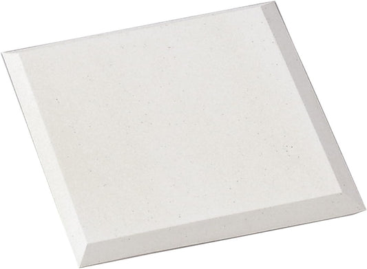 Champion Sports Waffle Bottom Base - Molded Rubber, Suction Bottom Base,White