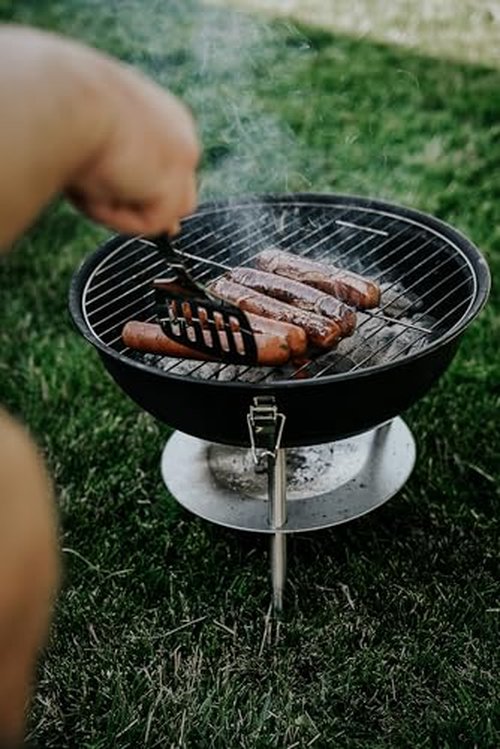 Stansport 037 Portable Charcoal Grill - Black