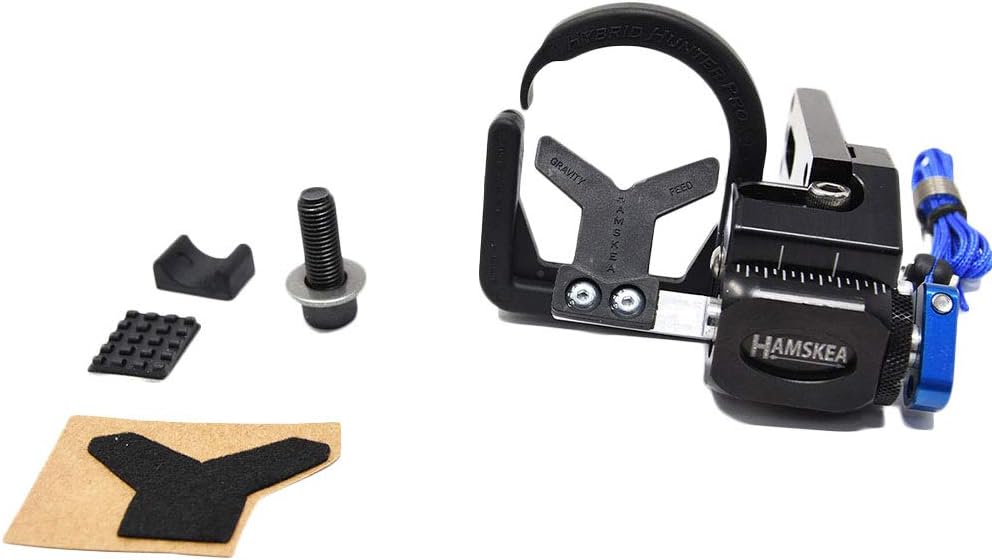 HAMSKEA ARCHERY SOLUTIONS Hybrid Hunter Pro Micro Tune/Drop Away Recurve Compound Arrow Rest for Bowhunting