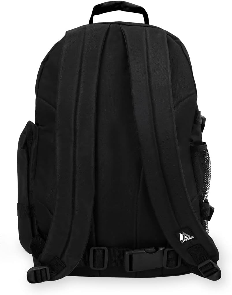 Everest Oversize Deluxe Backpack, Olive/Black, One Size