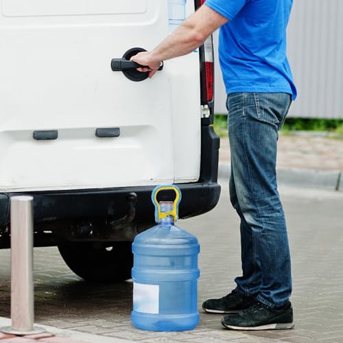 5 Gallon Water Bottle Handle Set - Non-Slip Plastic Lifting Handles for Heavy Water Jugs