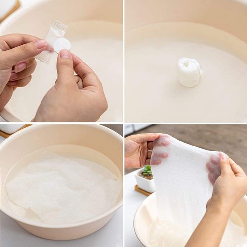 Collection Mini Magic Disposable Face Compressed Towel Portable Hand Wipe for Outdoor Camping Travel (200pcs)