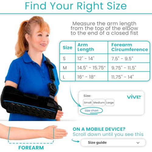 Medium Shoulder Sling with Abduction Pillow - Rotator Cuff Support & Rehab