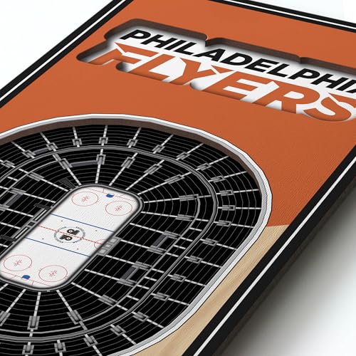 Philadelphia Flyers NHL 3D Stadium Banner - 6x19 Inch Wall Decor - YouTheFan