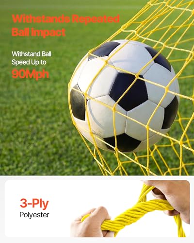 VEVOR Soccer Rebounder Net 72x56 Inches Multi-Angle Training Equipment for Teens & Adults