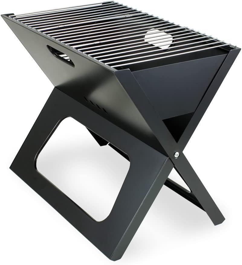 PICNIC TIME NCAA South Carolina Gamecocks X-Grill Portable Grill - Camping Grill - Small Charcoal Grill for Tailgating