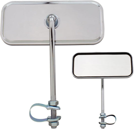 Fenix Rectangle Mirror Chrome, Various Reflector Colors