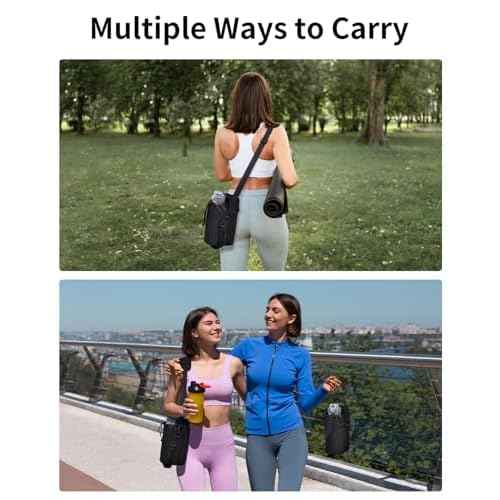 Wandering Nature Water Bottle Holder with Strap 32oz Insulated Water Bottle Carrier Sling Bag with Phone Pocket Water Bottle Pouch for Hiking Walking(Patent Pending)¡¦