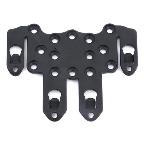 Polymer Molle Holster Adapter, Holster Hanger Platform Attachments Gear (Black)