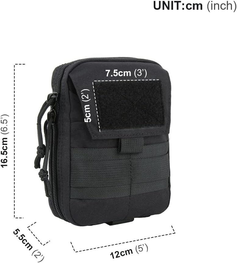 EXCELLENT ELITE SPANKER Molle Admin Pouch Military Utility Tool Pouch EDC Molle Pouchs Gadget Waist Bags