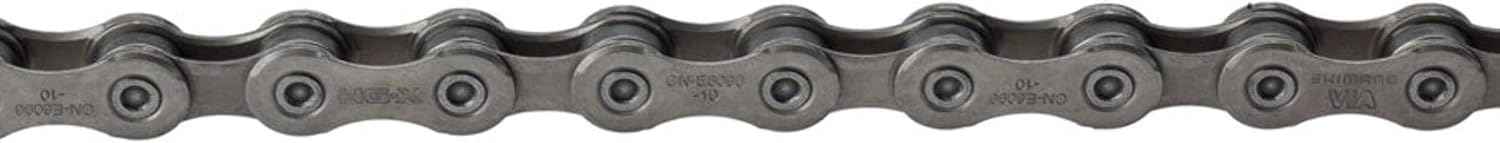 Shimano STEPS E-Bike Chain 10-Speed - 138 Links, Silver, Durable Performance
