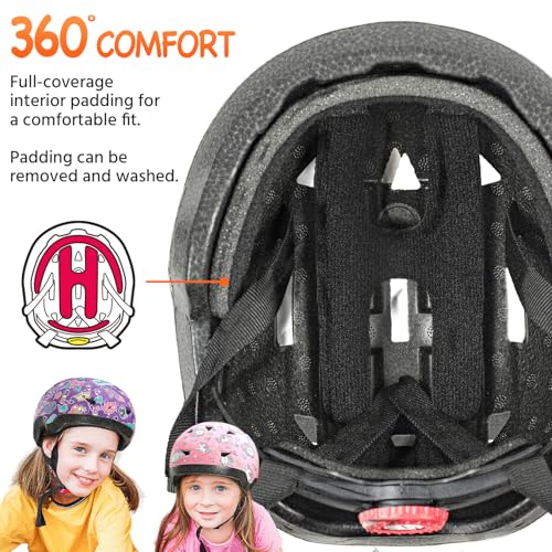 Toddler Bike Helmet Blue Monster Small for 1-6 Years - Kids Scooter Helmet