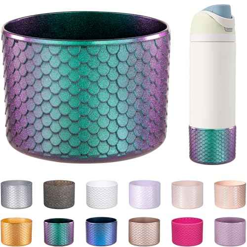 Silicone Boot for Owala Water Bottle 32 oz, Bling Anti-Slip Protective Sleeve for FreeSip/Twist/Flip Water Bottles, BPA Free