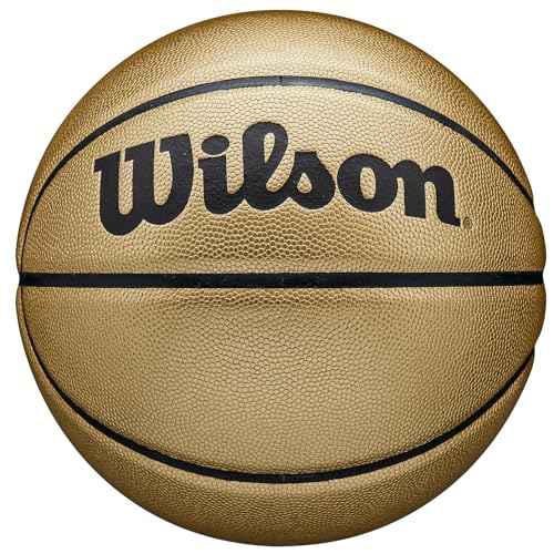 Wilson Gold Comp Ball WTB1350XB, Unisex Basketballs, Gold, 3 EU