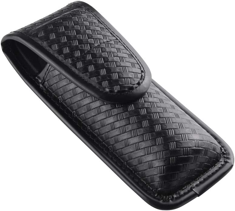 ROCOTACTICAL MK4 Hidden Snap OC Spray Pouch, Top Flap, Basketweave Black, Holster Only