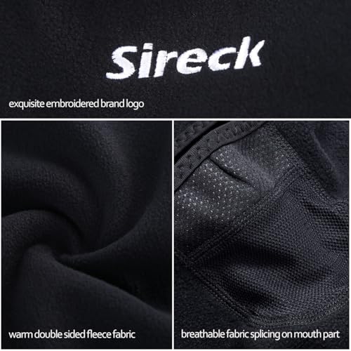 Cold Weather Balaclava Ski Mask for Men Women Windproof Fleece Winter Gear