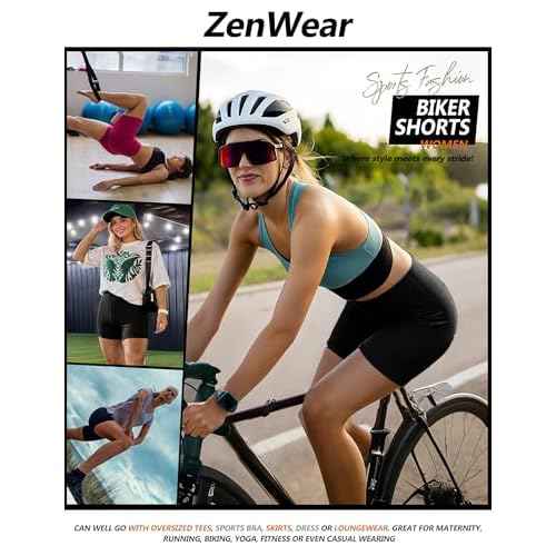 Womens 8"/ 5"/ 3" Biker Shorts Yoga Workout High Waist Gym Cycling Running Spandex Volleyball Shorts with Pocket