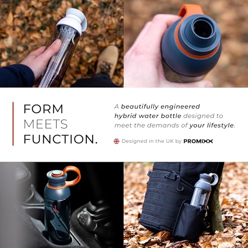 PROMIXX FORM Sports Water Bottle 26oz Leakproof BPA-Free Midnight Blue